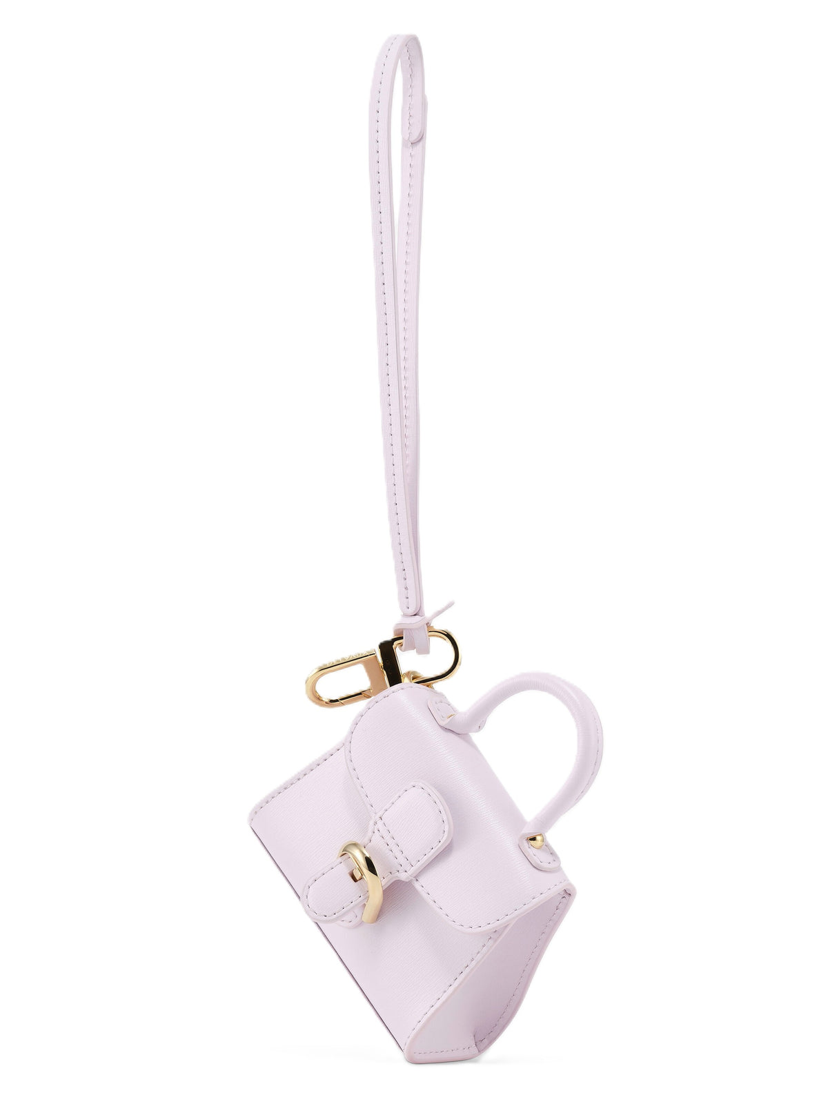 Edlic Women's Lilac Box Calf Leather Bag Charm