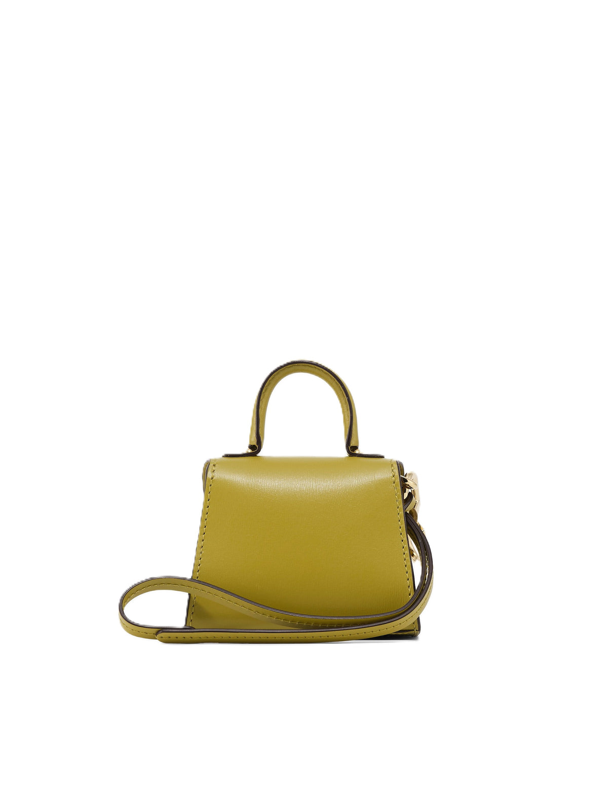 Edlic Women's Kiwi Box Calf Leather Bag Charm