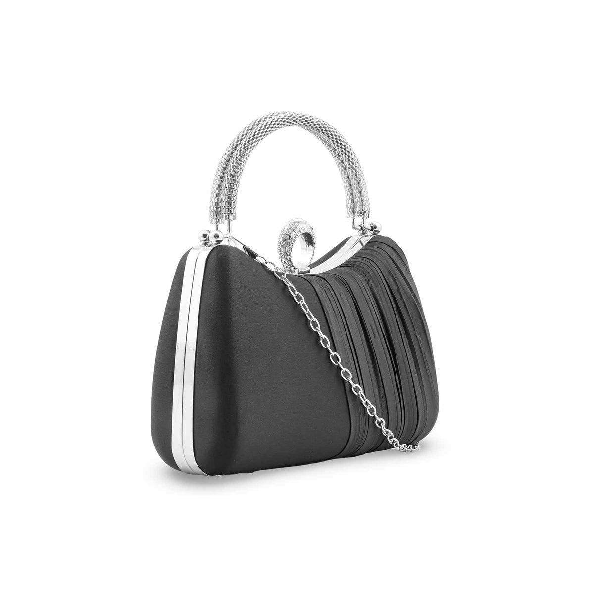 Edlic Women's Black Formal Clutch