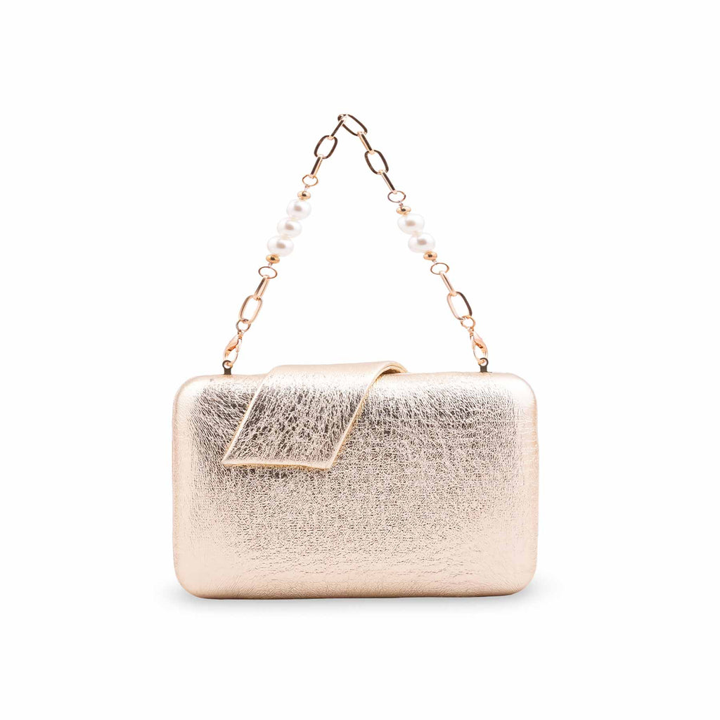 Edlic Women's Golden Fancy Clutch