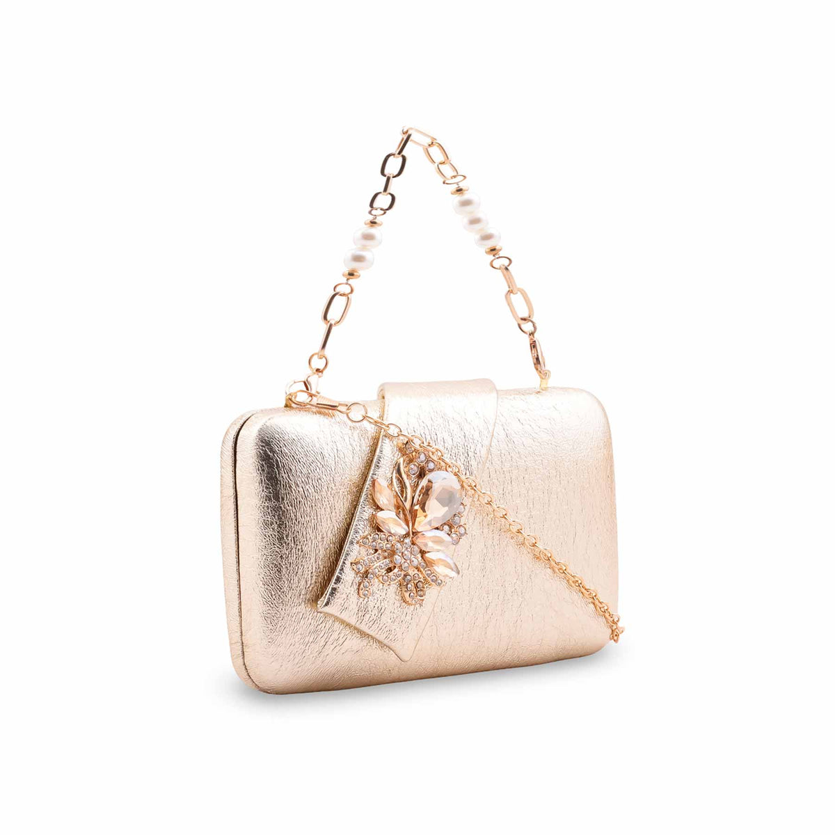 Edlic Women's Golden Fancy Clutch