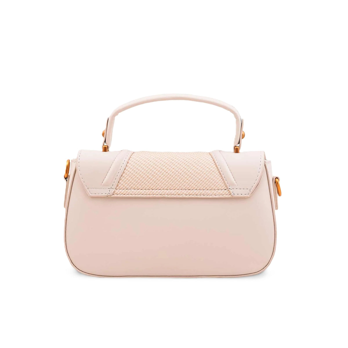Edlic Women's Cream Structured Shoulder Ba