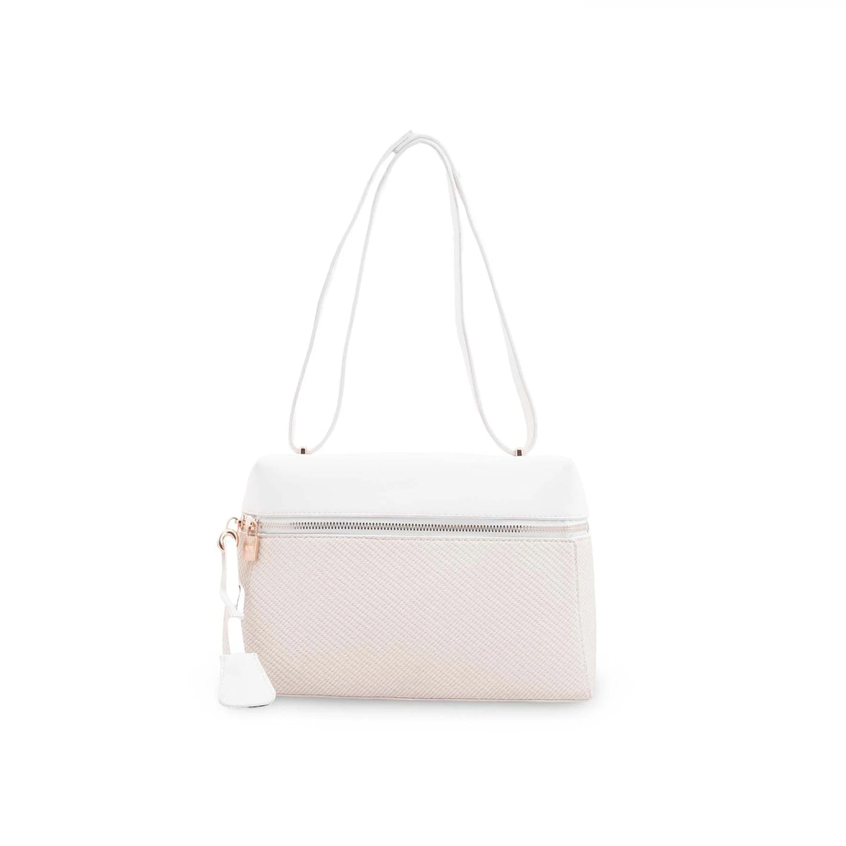 Edlic Women's White Formal Shoulder Bag