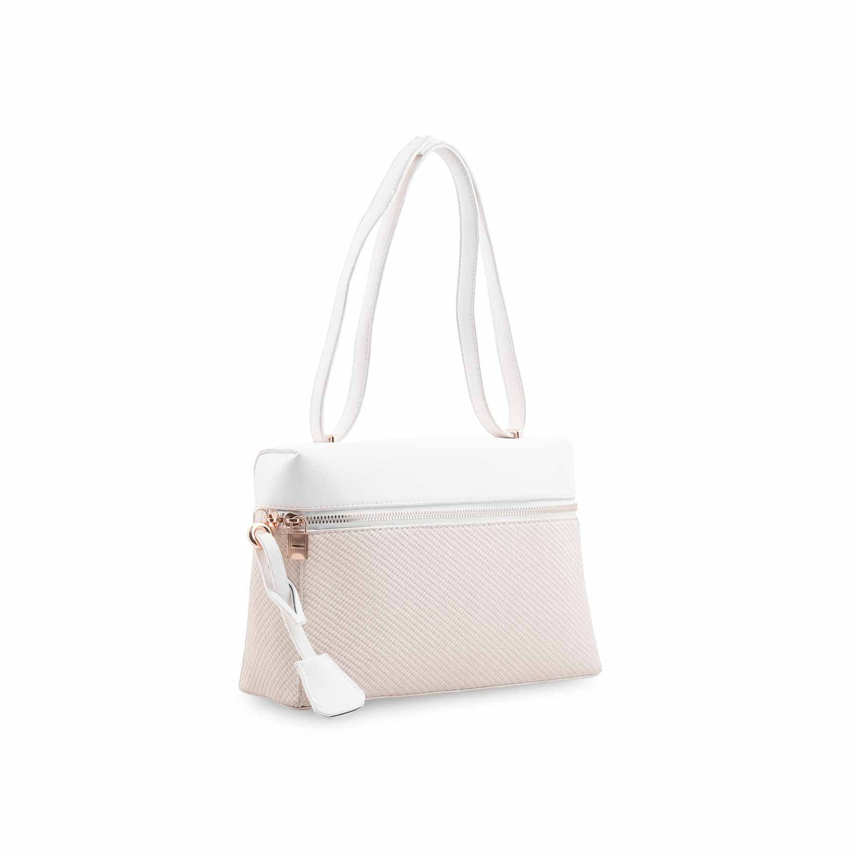 Edlic Women's White Formal Shoulder Bag
