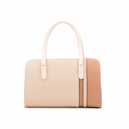 Edlic Women's Beige Formal Handbag