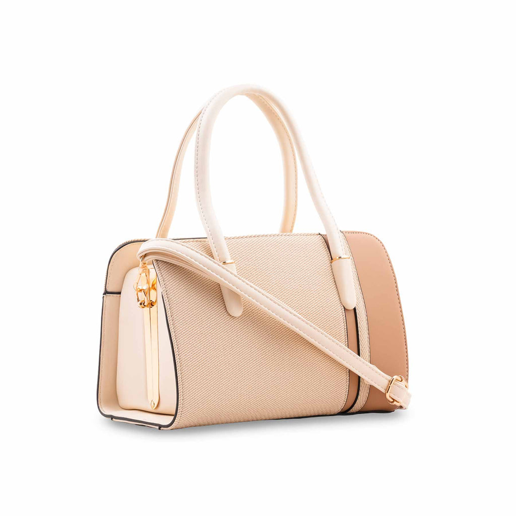 Edlic Women's Beige Formal Handbag