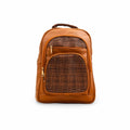 Edlic Women's Mustard Casual PU Leather Backpack