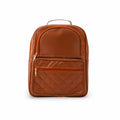 Edlic Women's Mustard Casual PU Leather Backpack