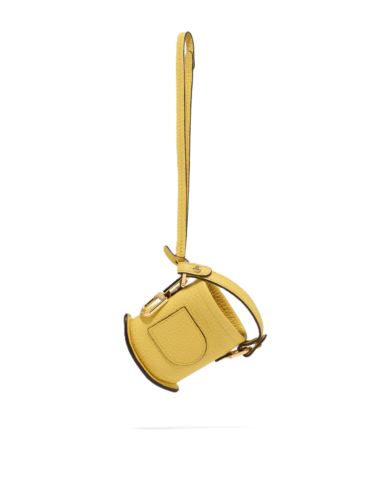 Edlic Women's Pollen Calfskin Mini Bucket Bag Charm
