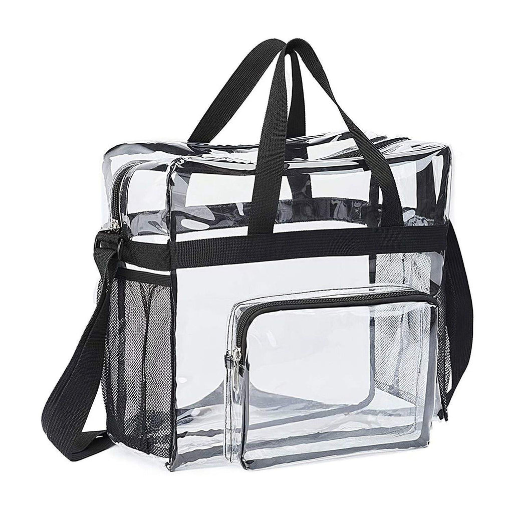 Stadium Approved Clear Crossbody Tote Bag 11LBS Load Transparent Shoulder Pouch See Through Zip Handbag Promotional Product