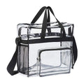 Stadium Approved Clear Crossbody Tote Bag 11LBS Load Transparent Shoulder Pouch See Through Zip Handbag Promotional Product