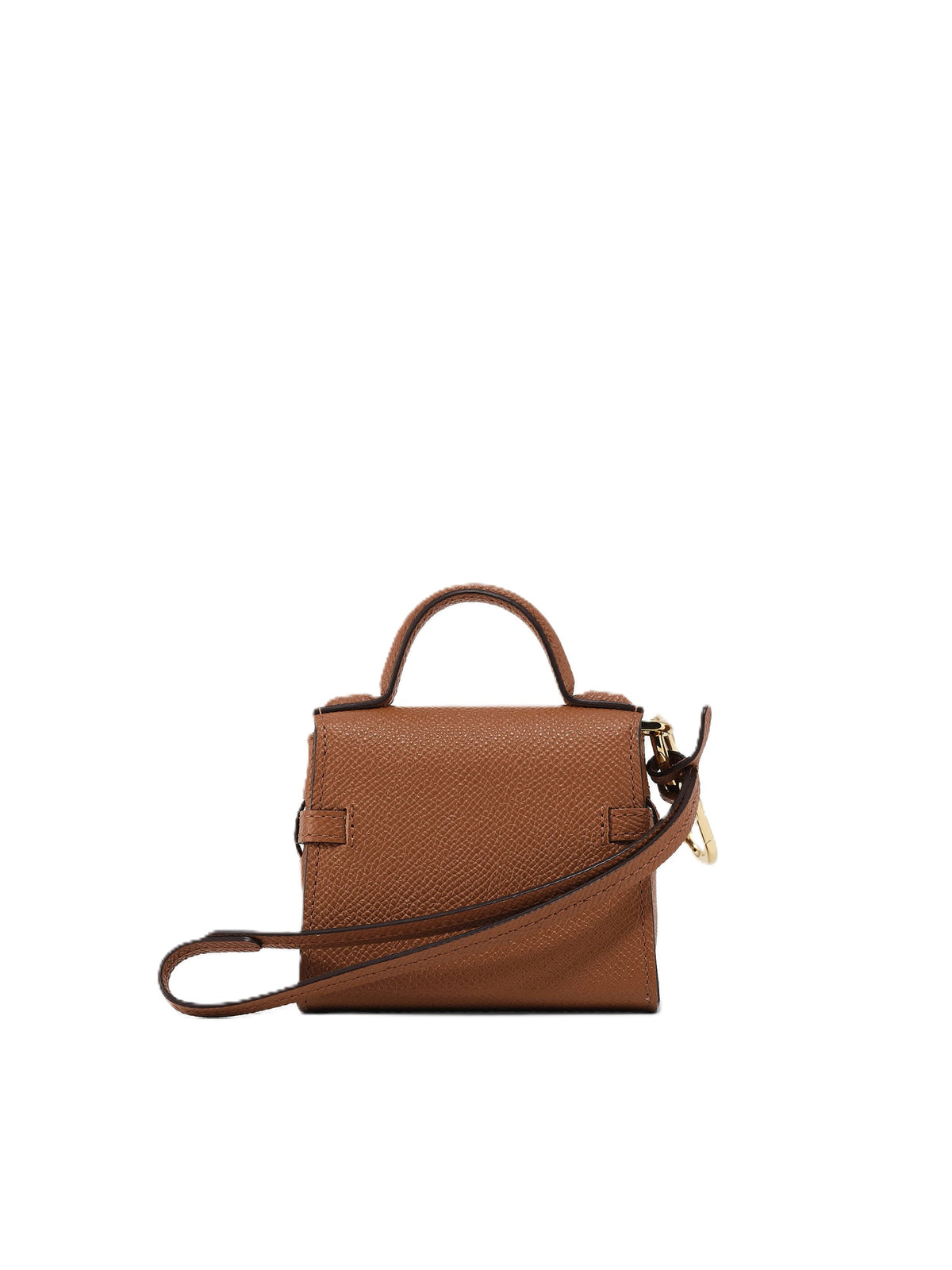 Edlic Women's Tan Calfskin Mini Bag Charm