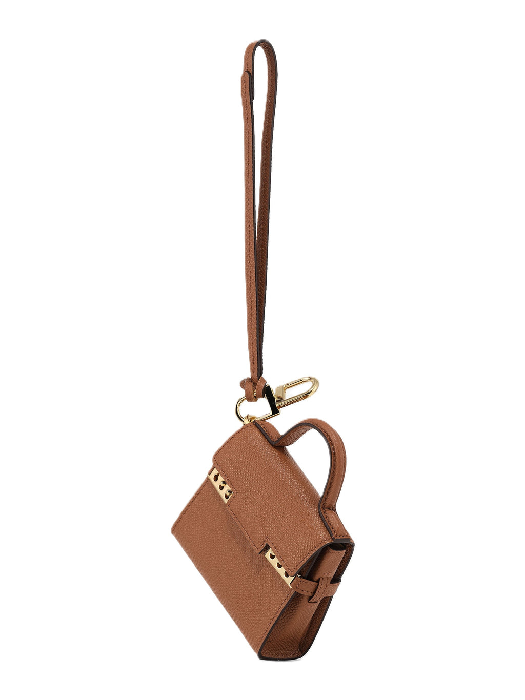 Edlic Women's Tan Calfskin Mini Bag Charm