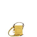 Edlic Women's Pollen Calfskin Mini Bucket Bag Charm