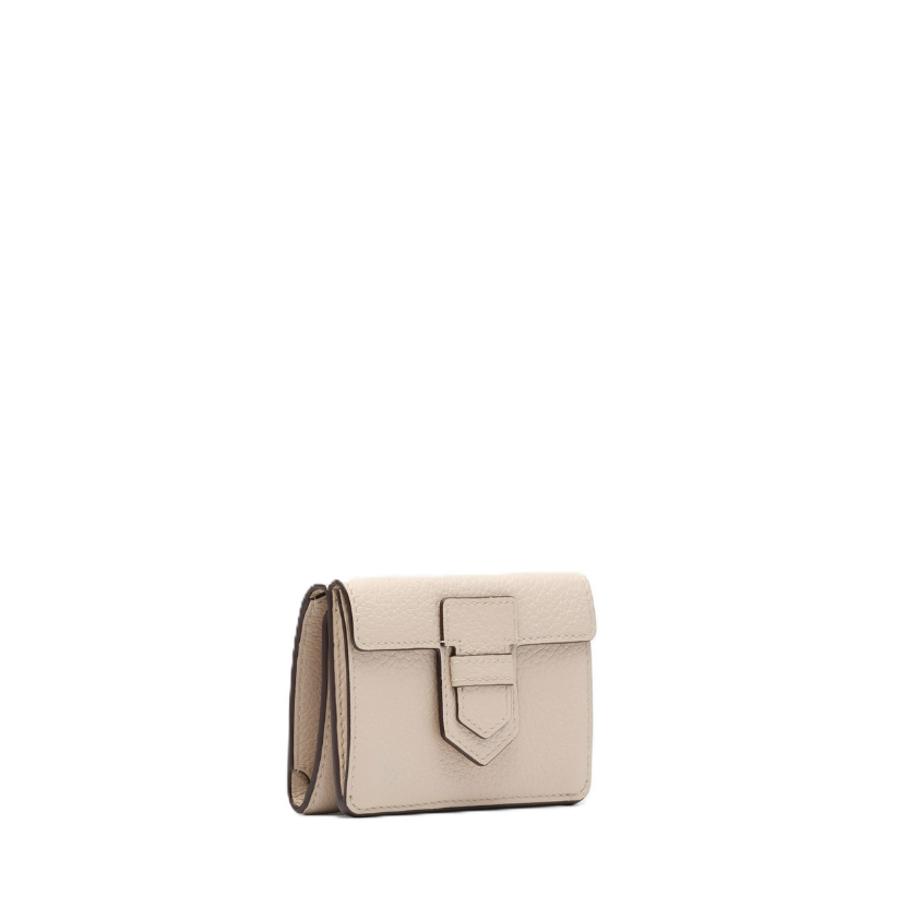 Edlic Women's Sesame Calfskin Trifold Wallet
