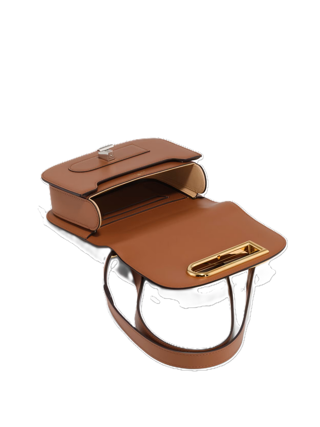 Edlic Women's Tan Leather Small Shoulder Bag