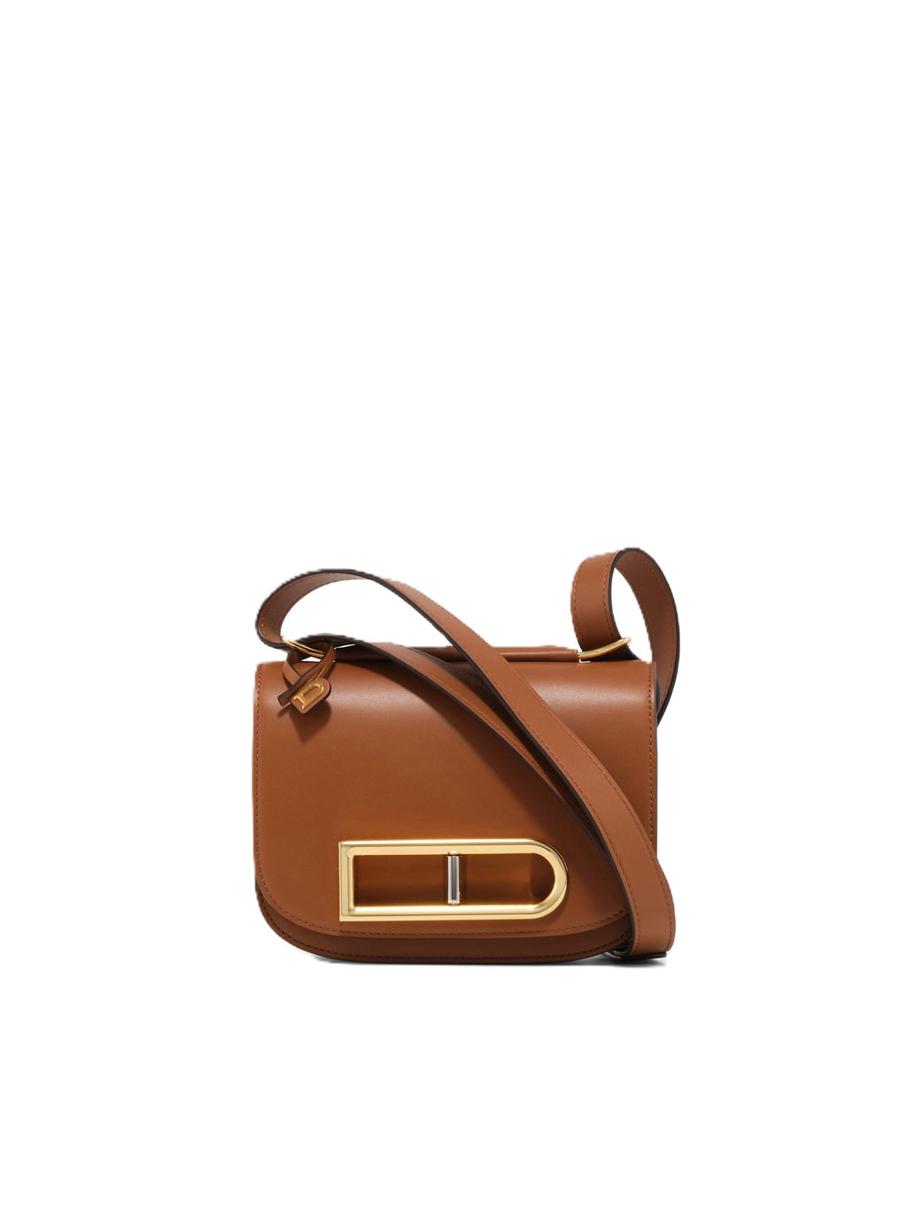 Edlic Women's Tan Leather Small Shoulder Bag